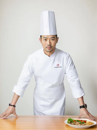酒店工作服高档餐饮掌勺人涤棉