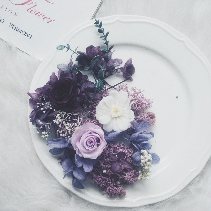 小朵花儿永生花diy材料包