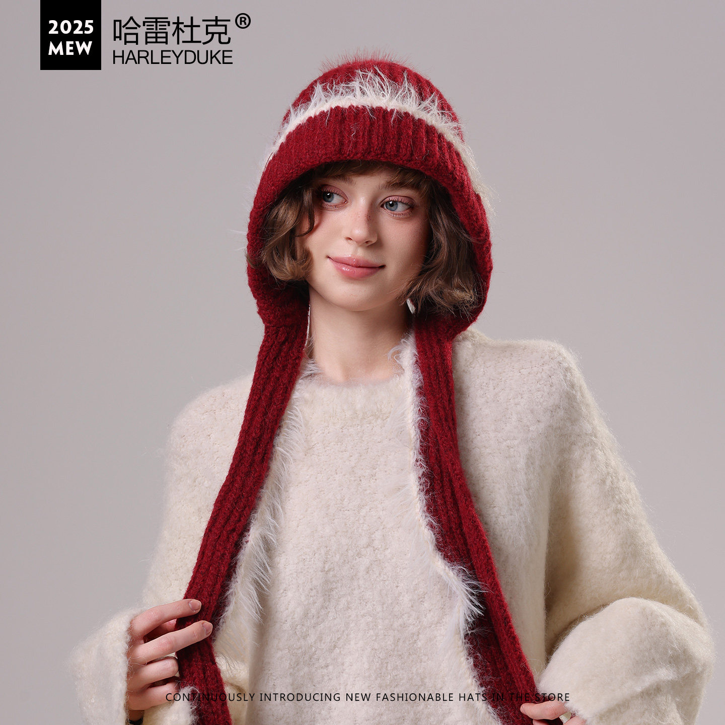 冬季全包裹包头护耳护脖加绒帽子围巾连体毛线帽子女户外保暖御寒,服饰配件/皮带/帽子/围巾,帽子,淘宝优惠券,粉丝福利购,淘宝优惠卷