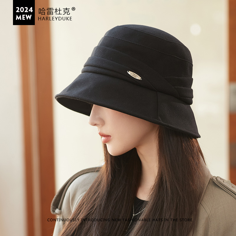 盆帽出游休闲女春秋冬