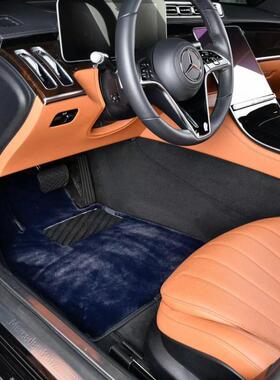 适用于2026款奔驰S63L脚垫 AMG专用S400LS450迈巴赫S480脚垫S580