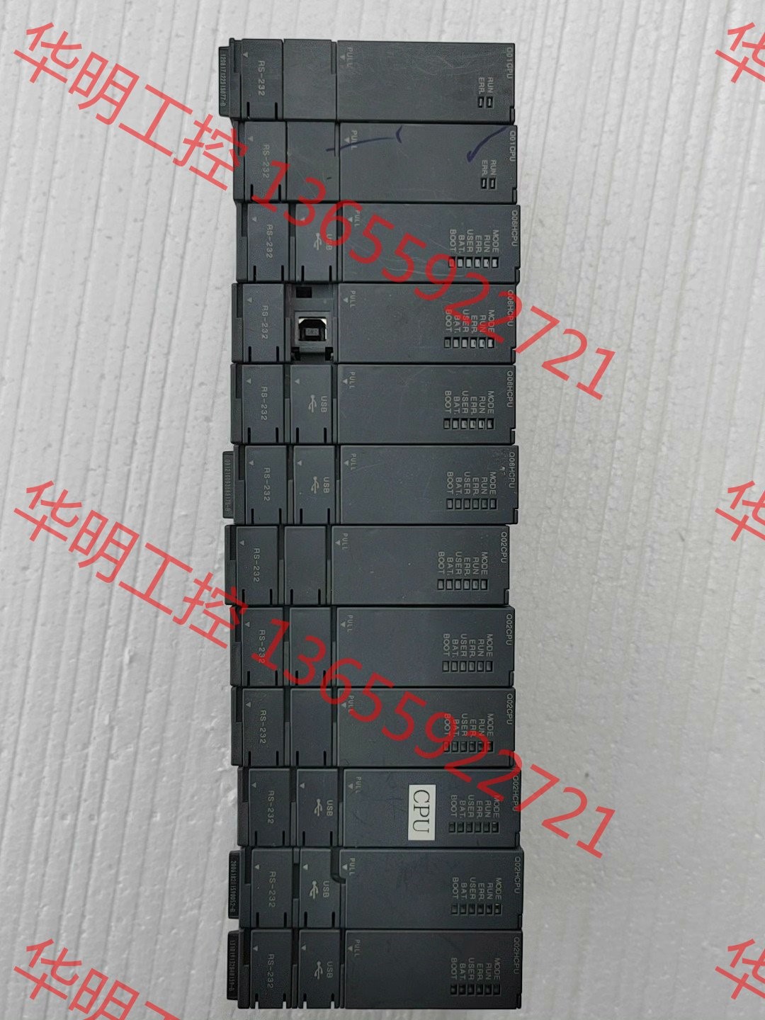 议价 三菱Q系列模块Q06HCPU四个！Q01CPU两个！Q02C