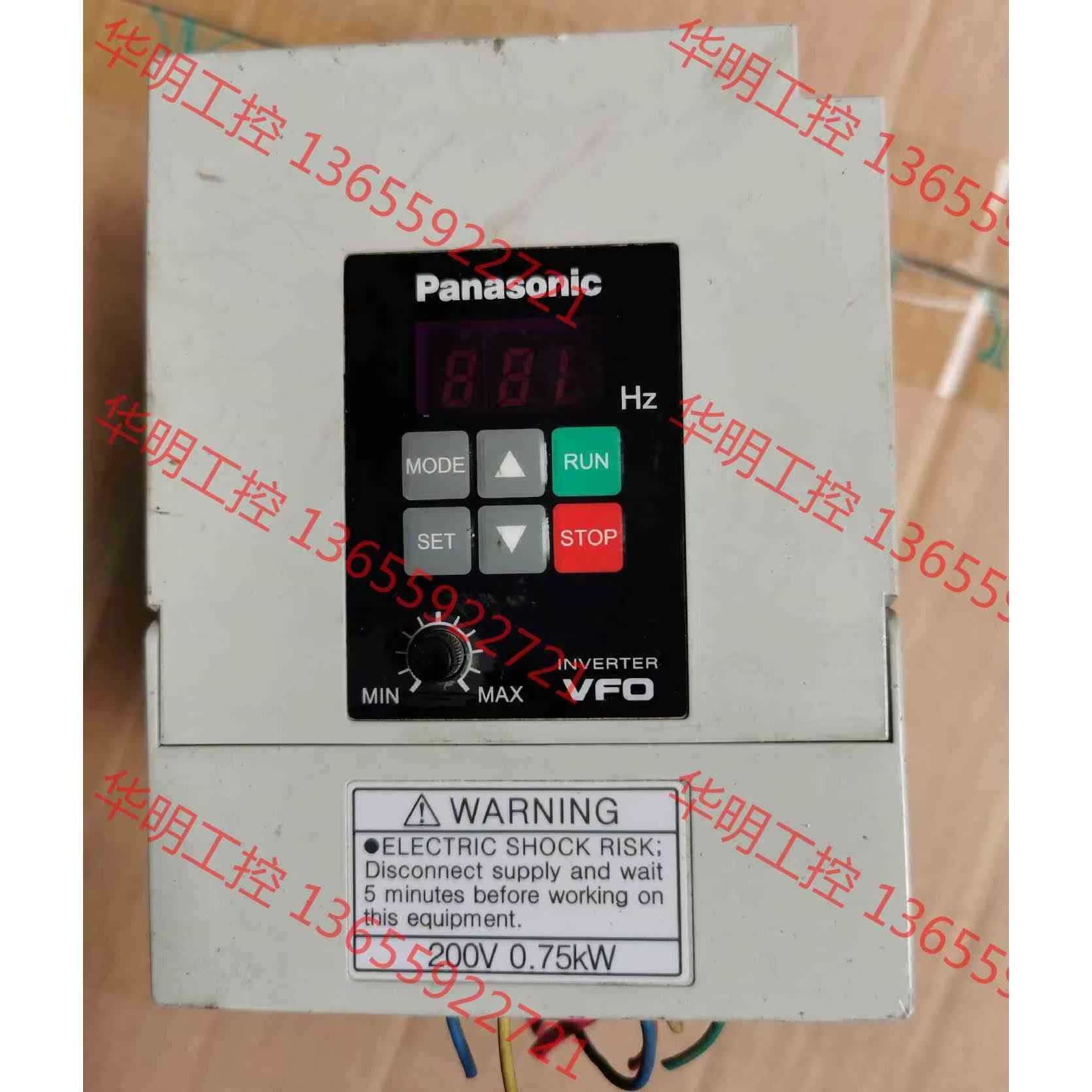 议价 松下变频器 BFV00072GK  功能正常 保测试好