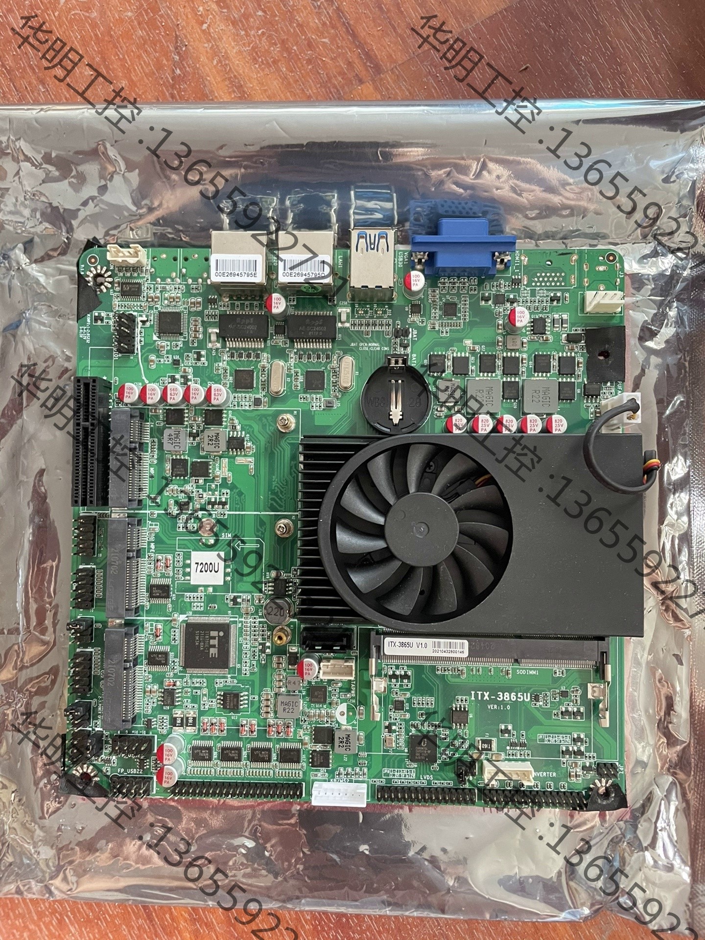 议价 ITX3865U主板，标准ITX板型 ,CPU SR2ZU 电子元器件市场 其它元器件 原图主图