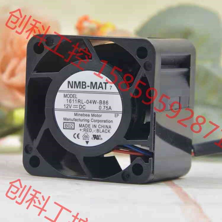 议价 NMB 4028 4CM 12V 0.75A 1611RL-