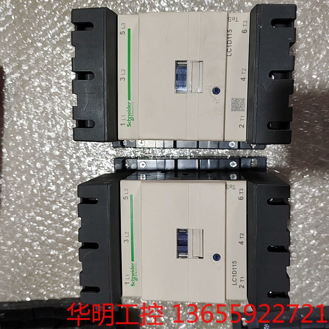 议价 LC1D115施耐德拆机接触器，两台线圈220V，成色如图，