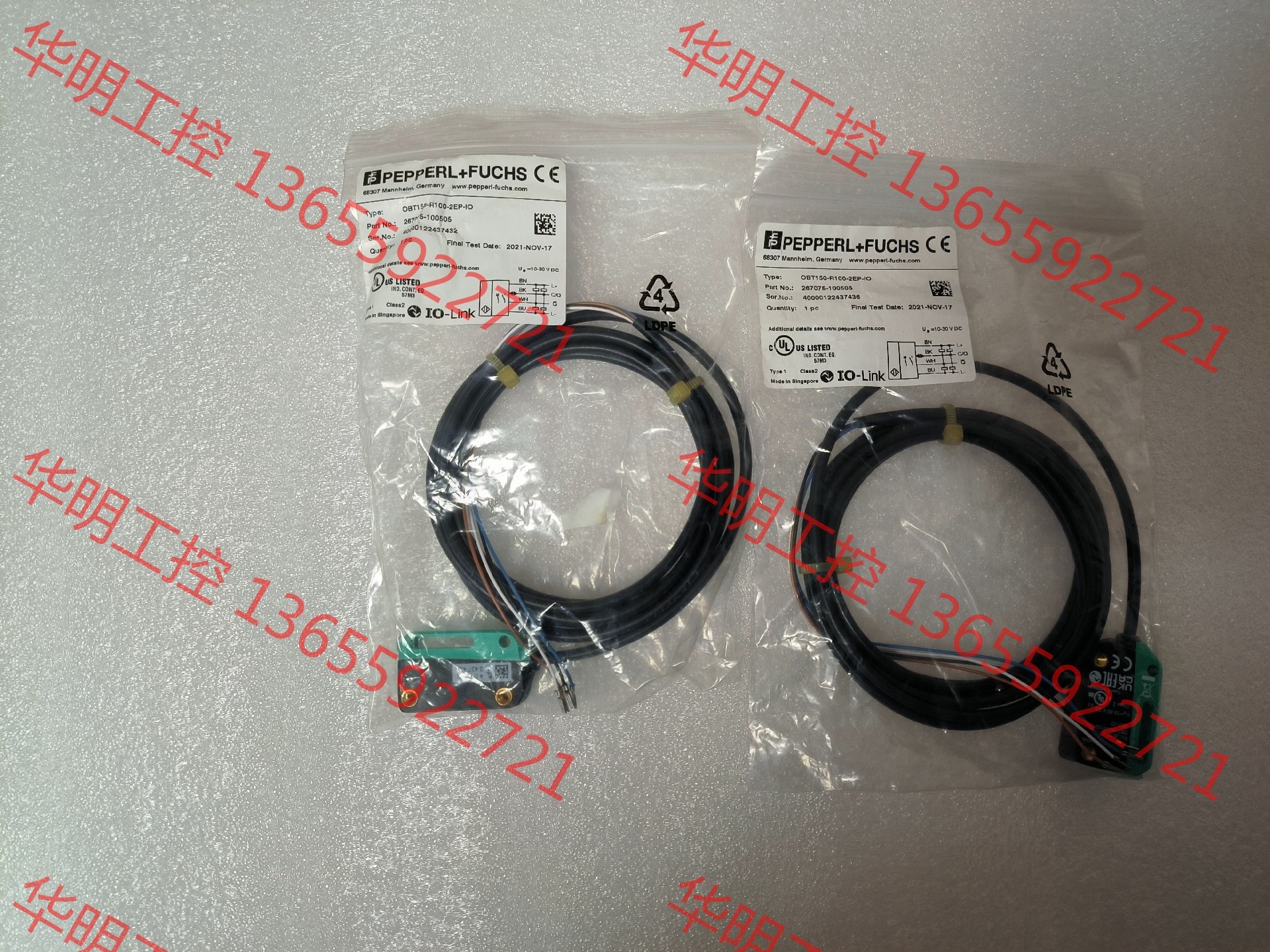 议价 全新正品P+F感应器，型号：OBT150-R100-2EP-