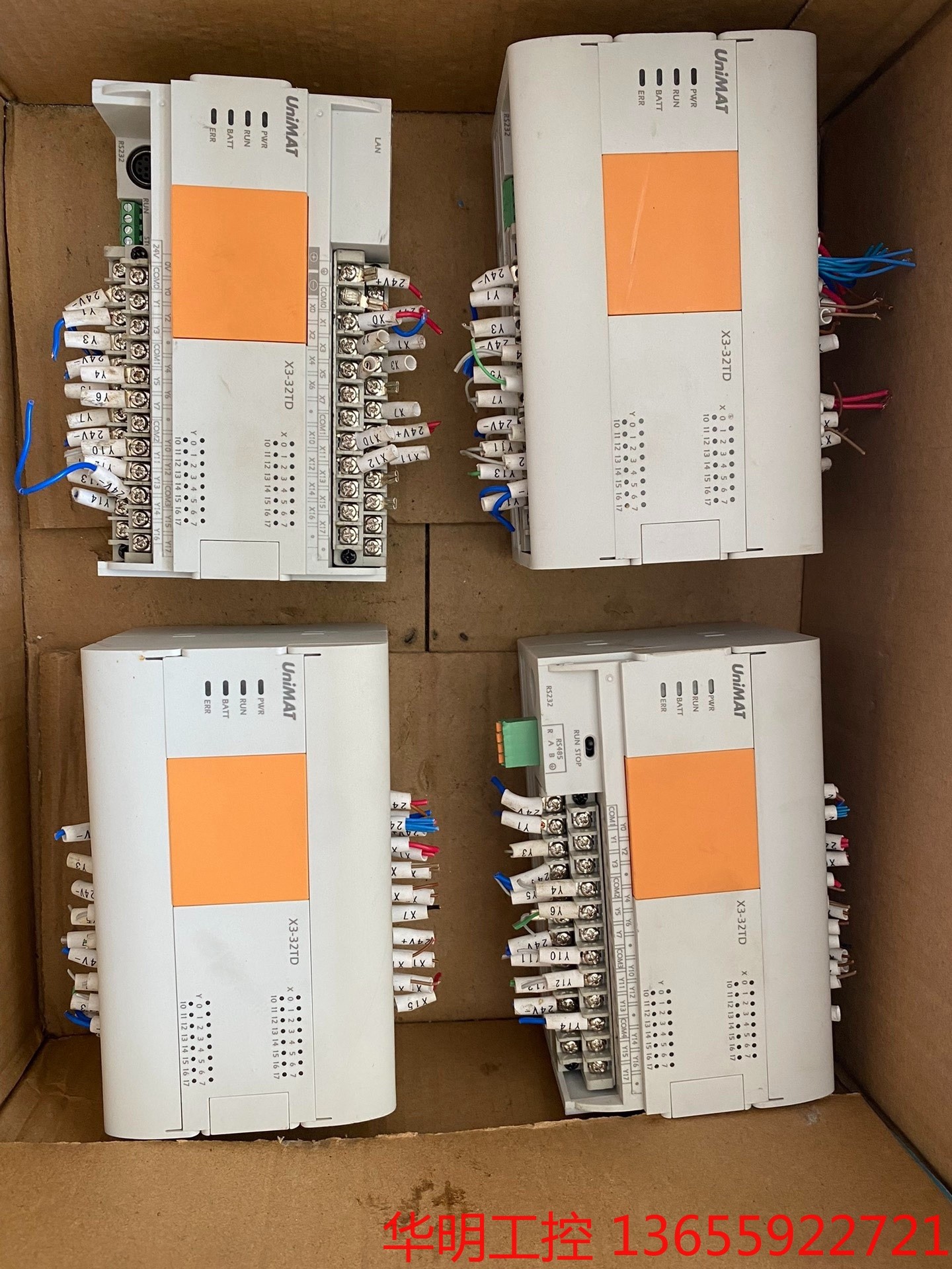 议价 UniMAT亿维PLC X3-32TD-E0二手拆机，实物拍