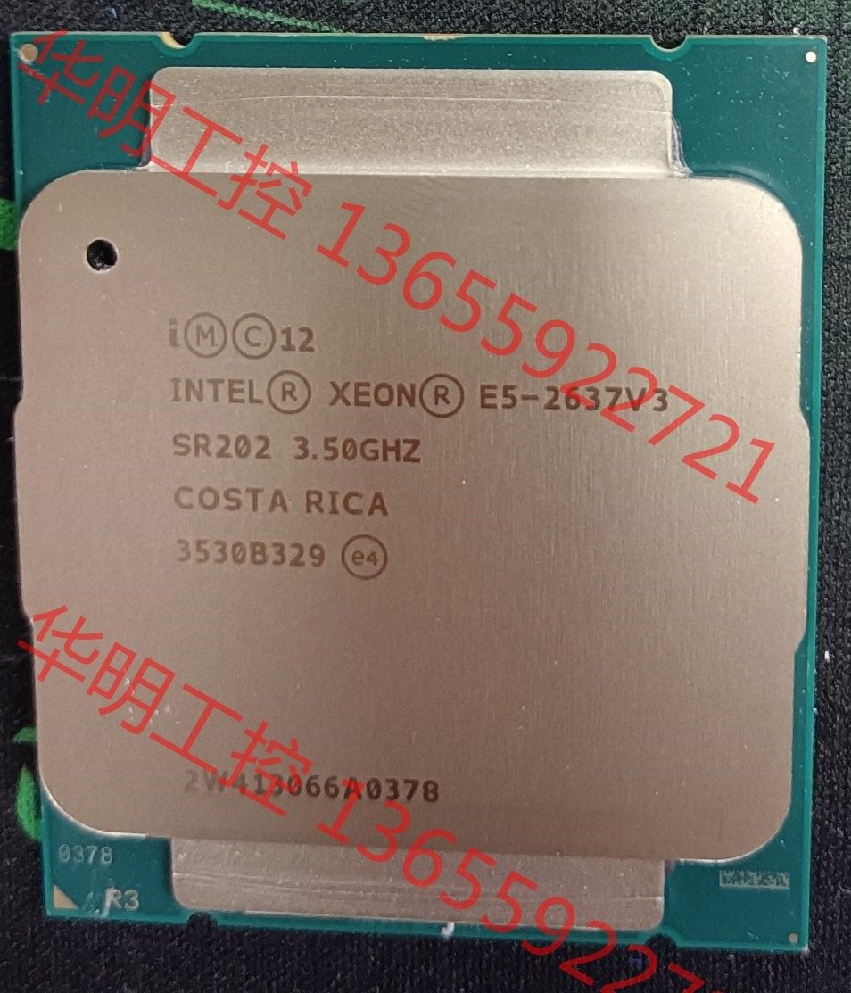 议价 intel至强e5-2637v3 四核8线程 主频3.5gh