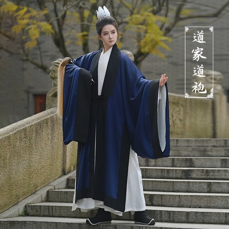 原创道袍汉服2025新款夏季薄款氅衣明制男女同款大氅鹤氅披风
