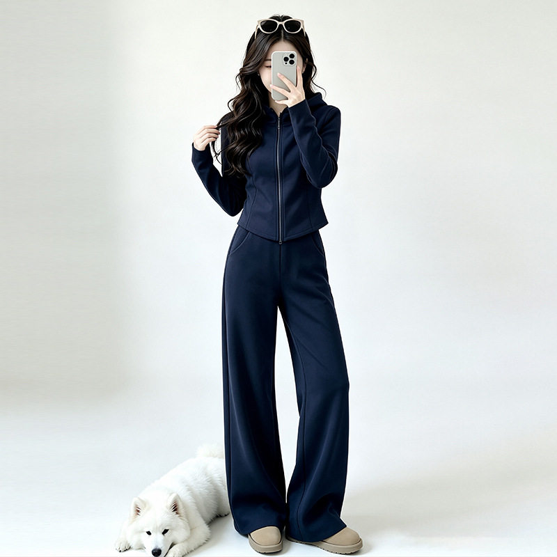 2026休闲新款时尚运动服减龄套装小个子洋气高级两件套秋冬款女装