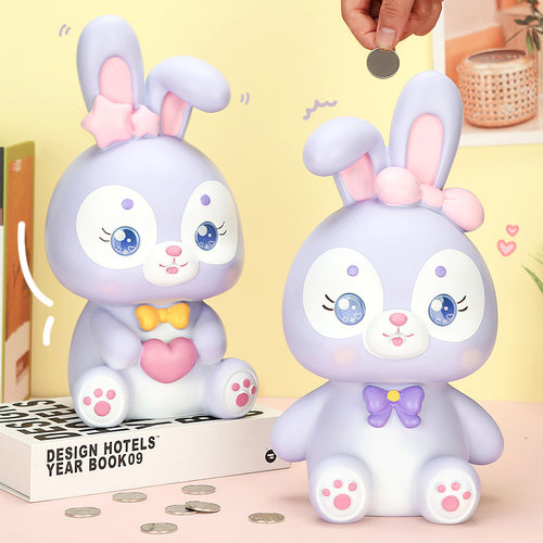 防摔存钱罐搪胶材质可爱治愈