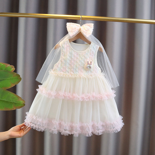 女宝宝生日礼服夏季女童公主裙