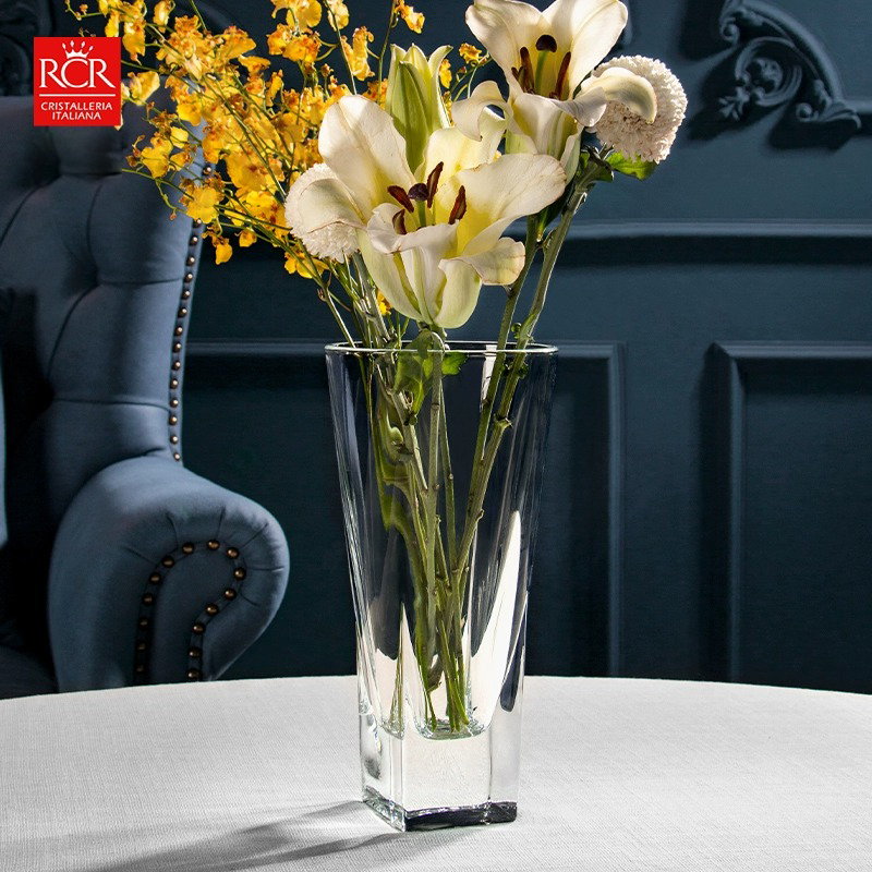 意大利进口水晶玻璃客厅摆件花瓶