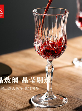 意大利进口RCR复古红酒杯水晶玻璃杯香槟杯家用葡萄酒杯酒具轻奢