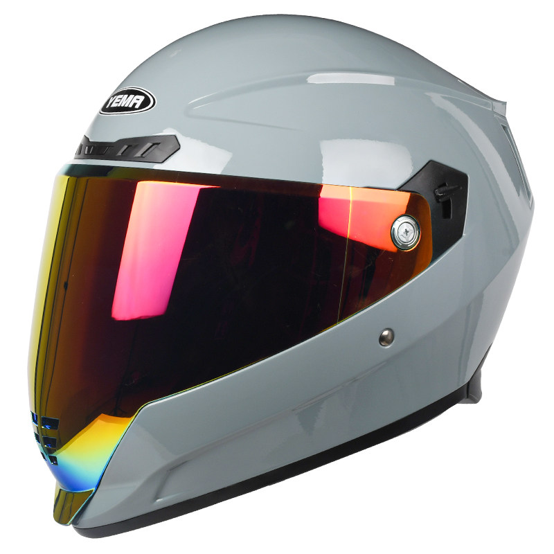 野马3C认证电动摩托车头盔四季通用男女机车全盔防雾冬季安全帽