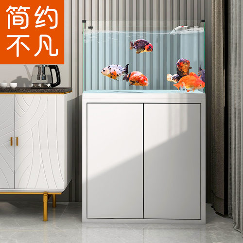 森森超白底滤鱼缸兰寿金鱼缸