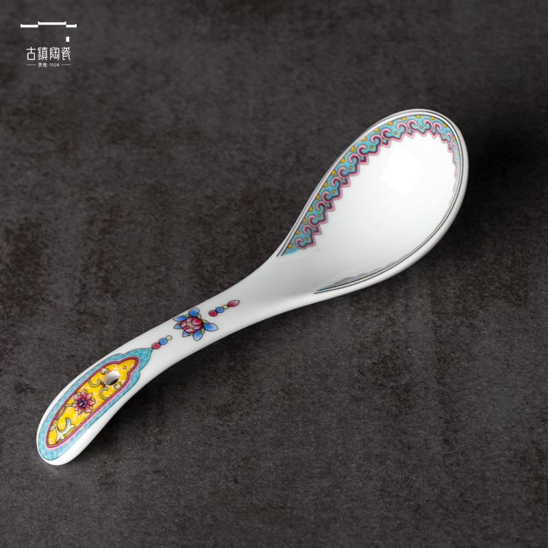 古镇陶瓷景德镇餐具中式白瓷创意