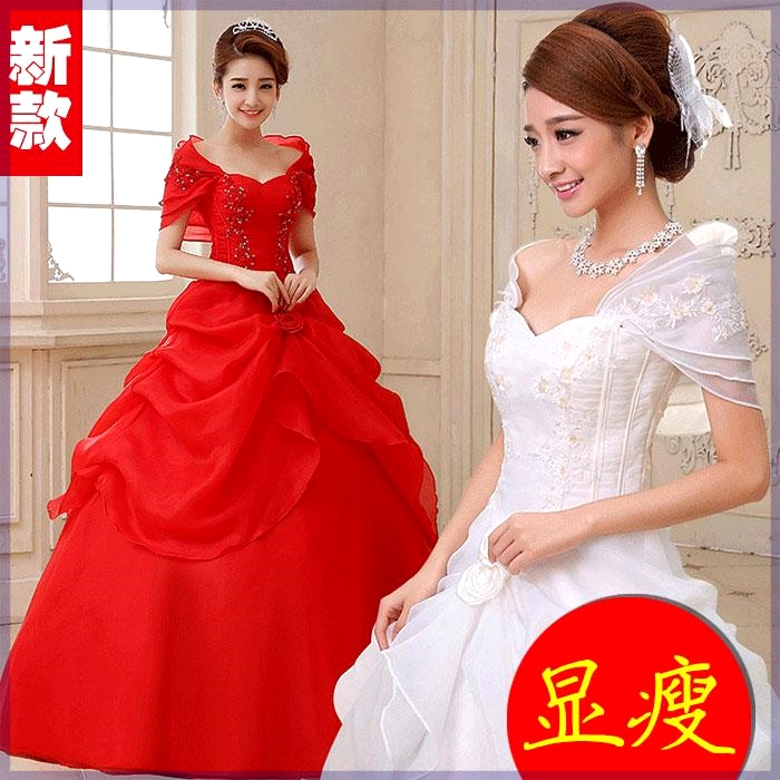 新款胖mm婚纱2019新款200斤 加肥加大胖新娘拖尾遮肉孕妇特大码冬|ruв категории Женская одежда, Cвадебные платья, свадебное платье - от Buy2taobao.com для оказания профессиональной услуги покупки агента Taobao