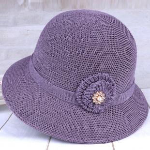 妈妈帽子女士遮阳帽春夏天中老年人奶奶夏凉帽夏季防晒太阳帽春秋