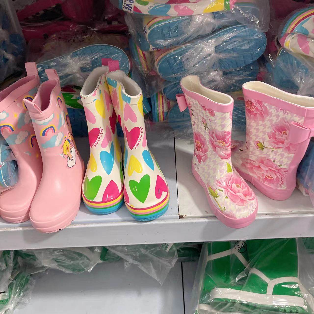 9月新到的 女童公主风全粉猫咪雨靴 软底防滑橡胶 轻便 水鞋夏季,童鞋/婴儿鞋/亲子鞋,雨靴,淘宝优惠券,粉丝福利购,淘宝优惠卷