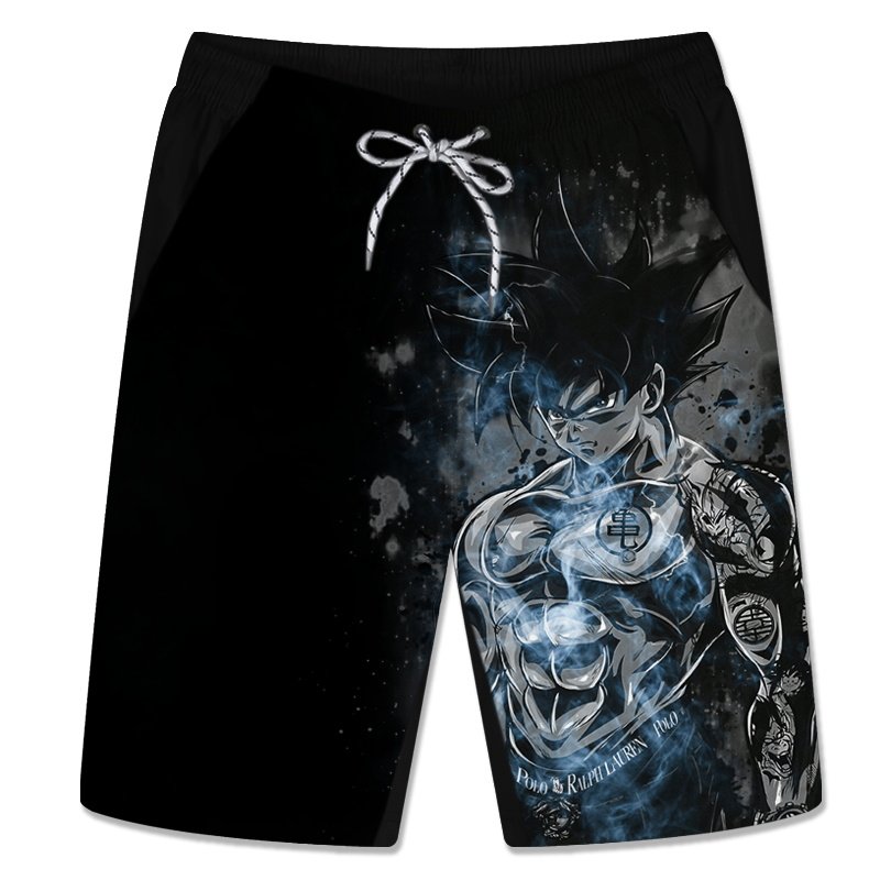 七龙珠超龟仙人孙悟空吉连动漫周边男沙滩裤海边度假速干五分短裤