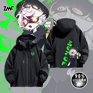 murder plush无机杀手周边GLITCH宽松冲锋衣羽绒外套衣服 drones