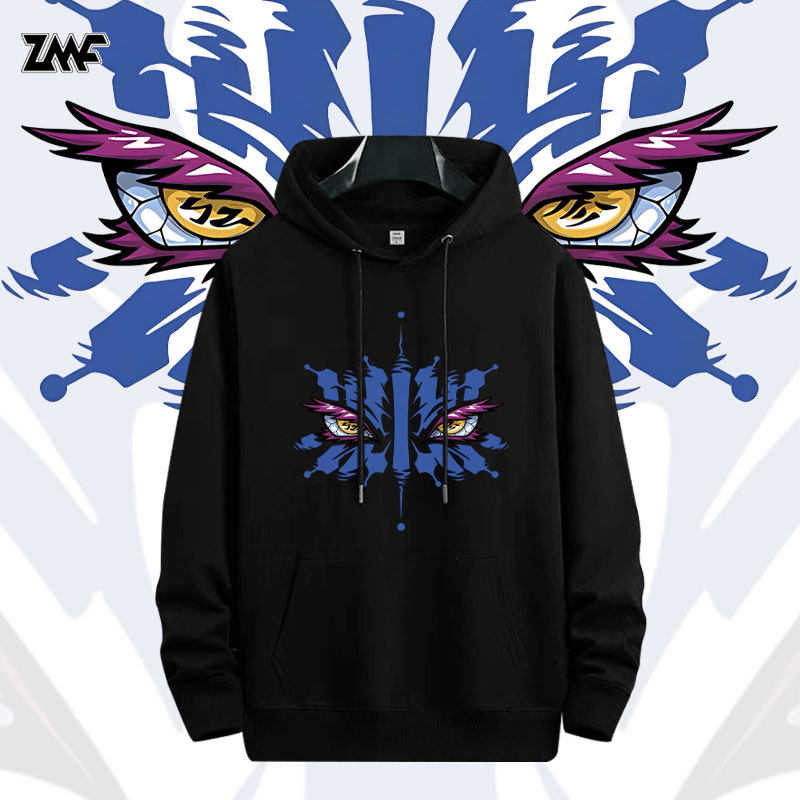 猗窝座鬼灭之刃动漫上弦之三加绒连帽卫衣秋冬套头上衣男女学生,男装,卫衣,淘宝优惠券,粉丝福利购,淘宝优惠卷