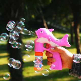 儿童吹泡泡玩具全自动泡泡机泡泡水补充液少女心电动音乐不漏液枪
