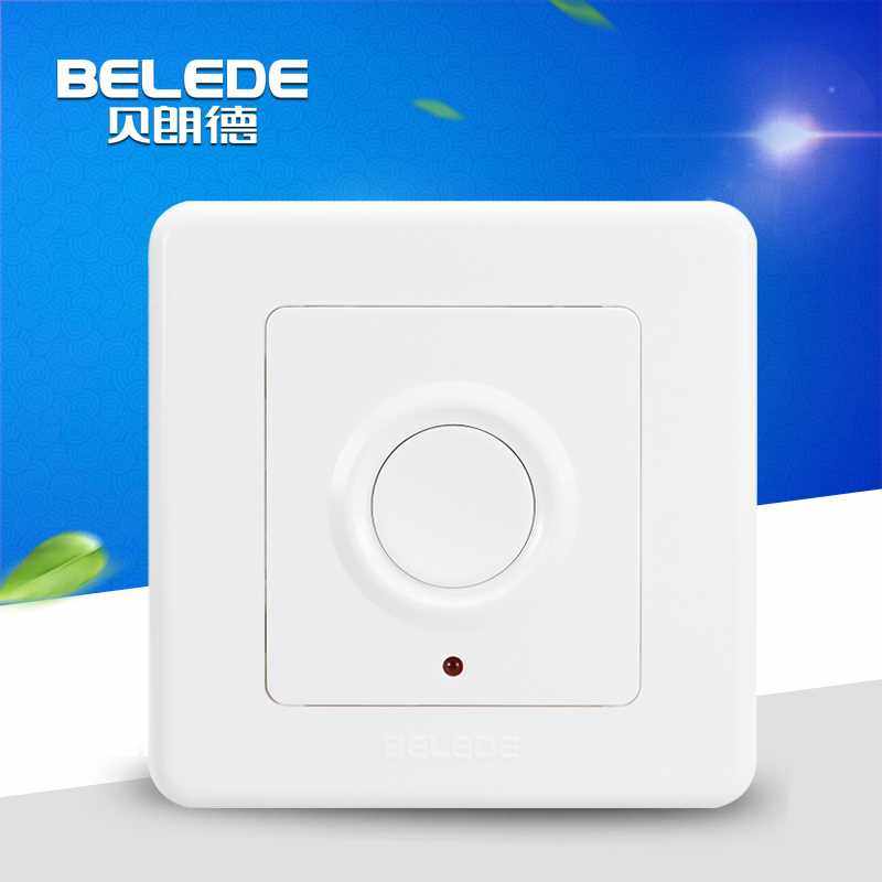贝朗德开关面板轻触延时开关可带LED灯节能灯二线触摸延时开关