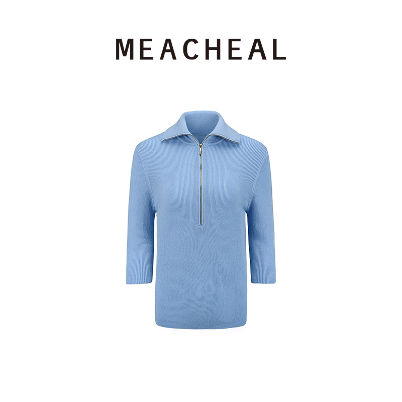 米茜尔羊毛针织套头衫