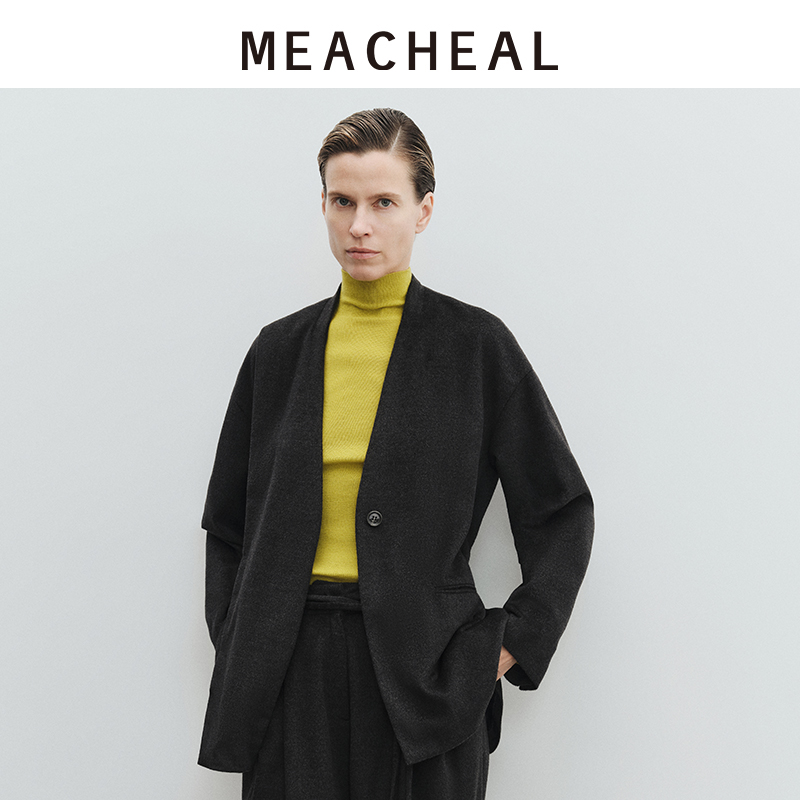 【大乐gogo严选】MEACHEAL米茜尔铬黑色西服825310013013