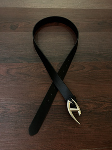 小心袖 Cleanfit星棘中古小众磨砂金属皮带朋克不规则设计腰带 口