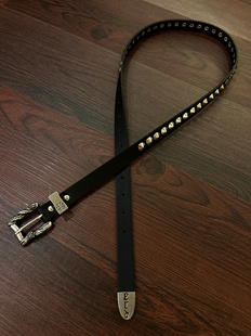 富二代风格 ERD忧郁 皮带复古单钉十字架玫瑰朋克腰带 口 小心袖