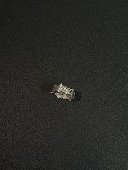 小心袖 口 vintage中古雕花锆石皇冠戒指小众做旧日常简约男女指环