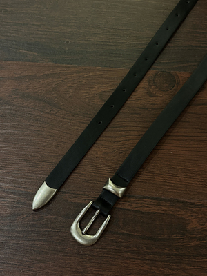 Cleanfit小众our风格腰带简约金属针扣手工皮带休闲通勤男女同款