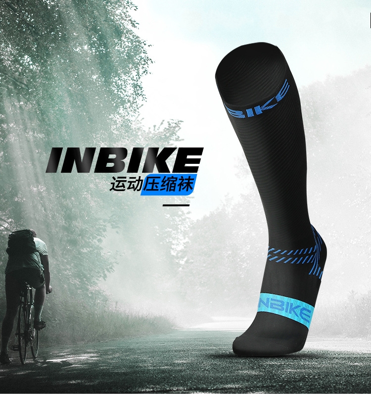 INBIKE骑行袜马拉松跑步压缩袜男女羽毛足球篮球袜长筒高筒运动袜|msdalam kategori Bike/Berbasikal Equipment/Parts, Riding Apparel/Berbasikal Equipment, stoking Berbasikal - dari Buy2taobao.com untuk memberikan perkhidmatan ejen Taobao profesional membeli