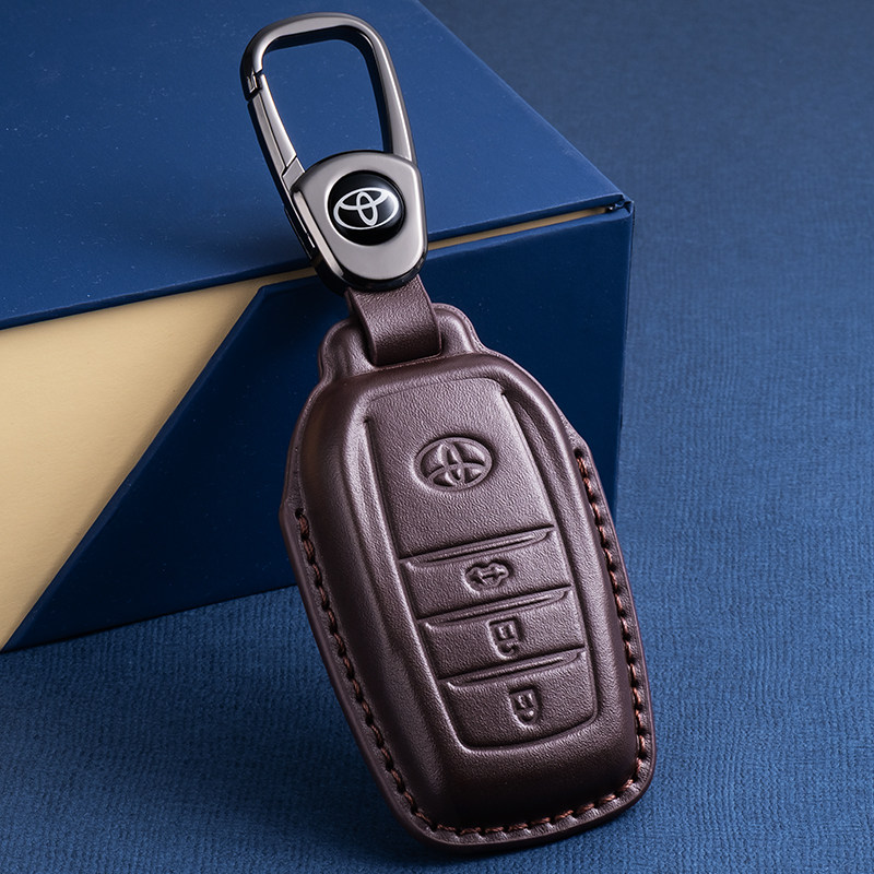 26款丰田钥匙套凯美瑞汉兰达亚洲龙荣放rav4威兰达专用真皮扣车包,汽车用品/电子/清洗/改装,车用钥匙包,淘宝优惠券,粉丝福利购,淘宝优惠卷