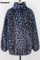 Blue Leopard Print