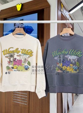 Wacky willy火柴人专柜正品春夏新款卡通印花休闲卫衣WA2601CR62