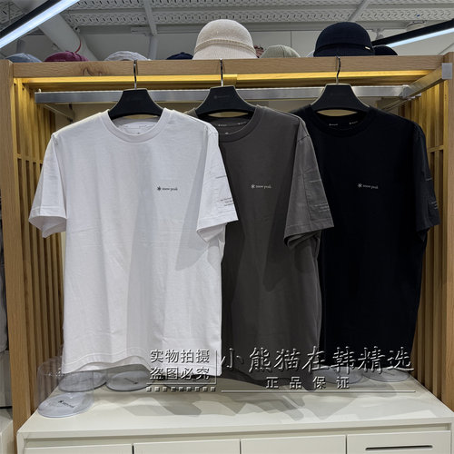 Snowpeak雪峰专柜正品春夏新款休闲简约男款短袖T恤潮S26MMFTS28