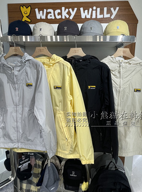Wacky willy火柴人专柜正品春夏新款连帽防风夹克外套WA2601JK01