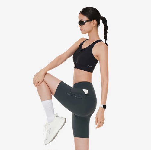 Andar正品春夏新款简约轻量化休闲运动短裤瑜伽裤健身裤AOP4L-10