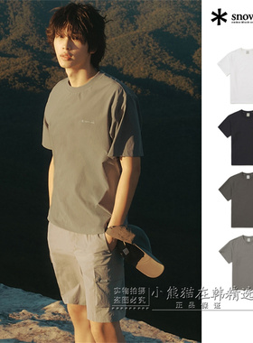 Snowpeak雪峰专柜正品春夏新款简约情侣款休闲短袖T恤S26MUTTS16