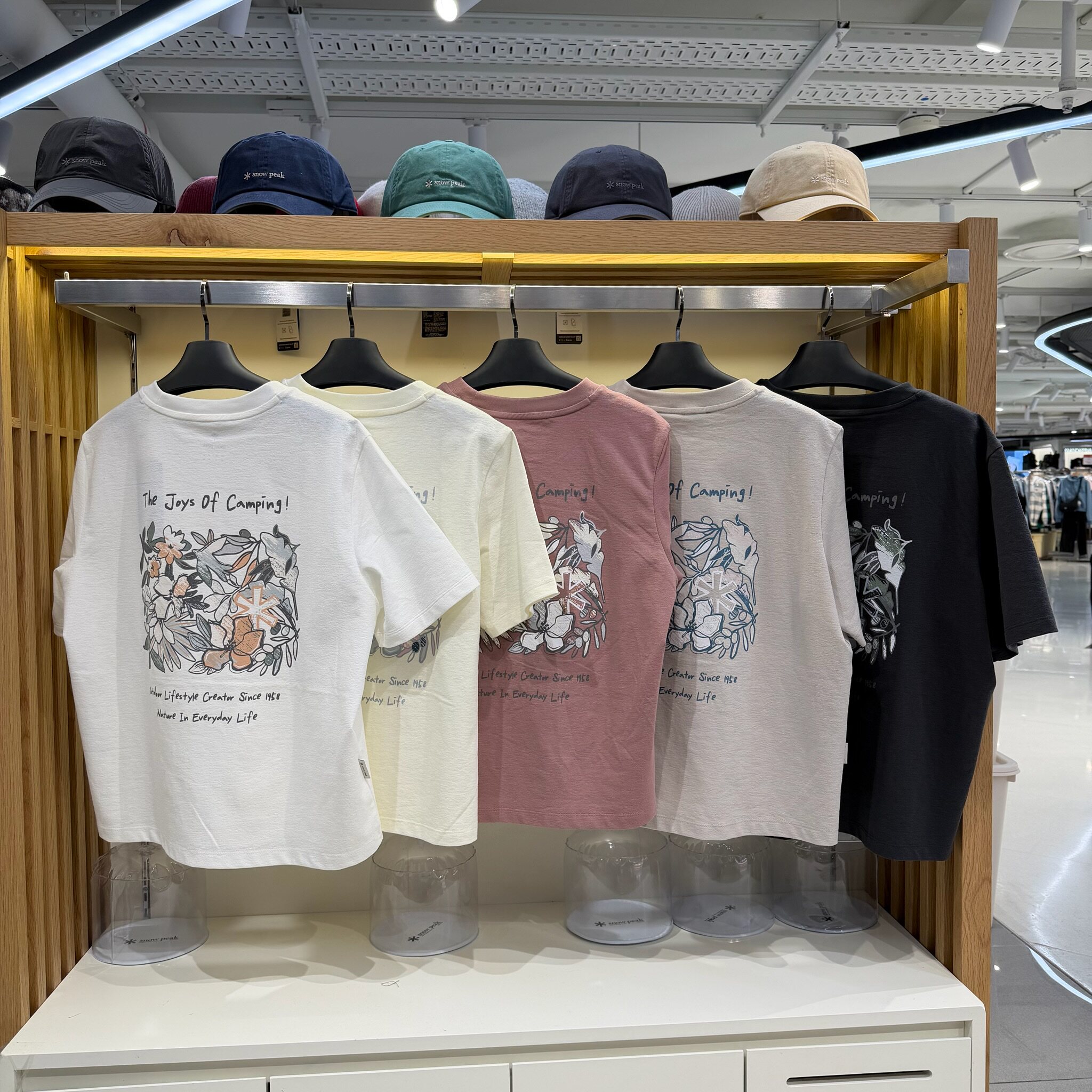 【Snowpeak雪峰正品春季新款露营风女款休闲短袖T恤S26MWFTS71