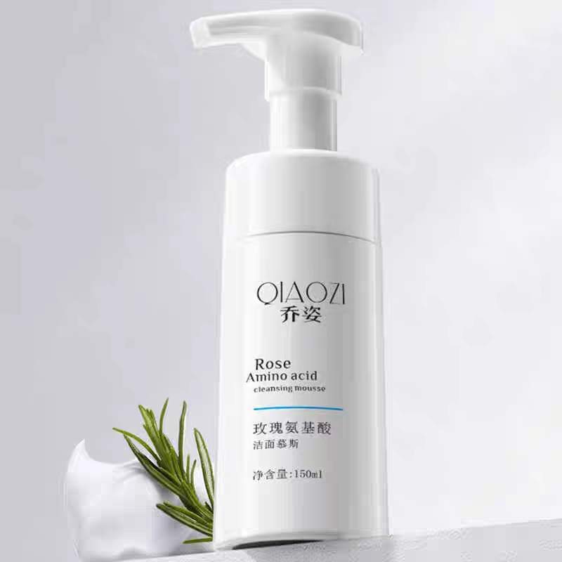 乔姿玫瑰氨基酸洁面慕斯泡泡洗面洁面