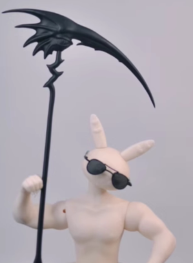 FMD镰刀4分6分通用bjd娃娃配件娃物娃用拍摄道具树脂武器配饰玩具