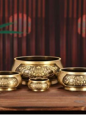 铜香炉家用室内熏香炉供奉插香炉超大号檀香炉蚊香炉供佛线香炉