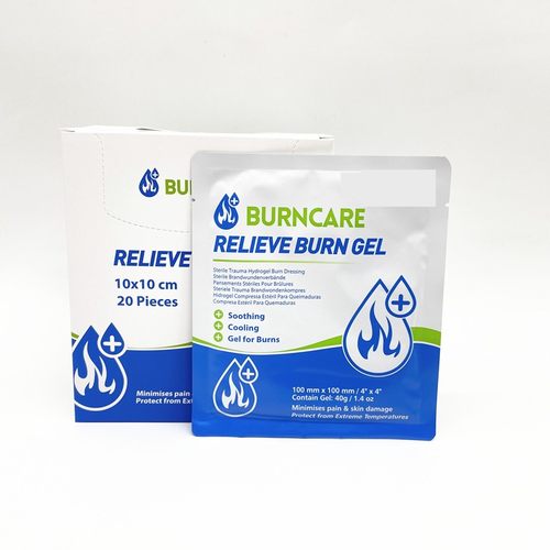 4英寸burncare relieve burn gel湿润烧伤膏burn cream 40g烫伤垫