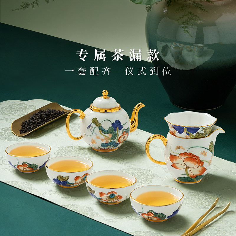 永丰源幸福和鸣陶瓷茶具套装中式功夫茶具盖碗杯高档商务送礼礼盒